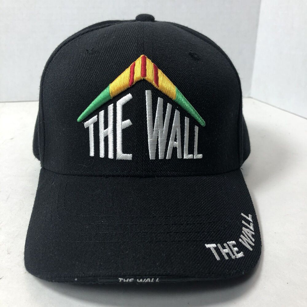Rapid Dominance Cap Hat The Wall Black Adjust Strapback Embroidered Boomerang C1